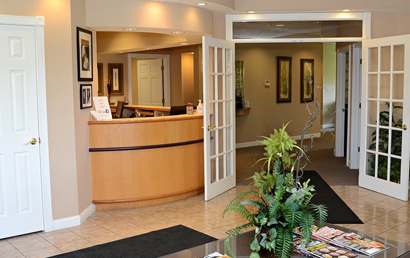 Entryway of dental office