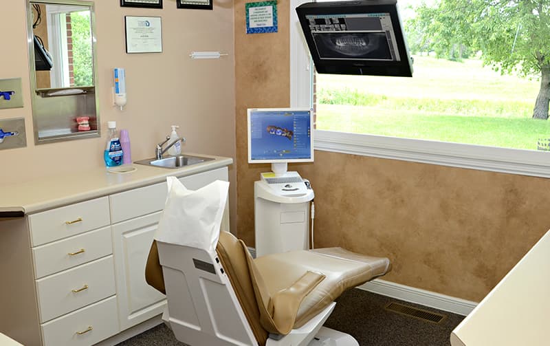 Dental exam room